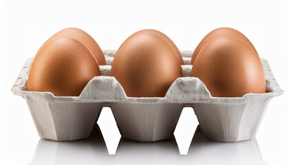 Egg Carton Isolated On Transparent Background