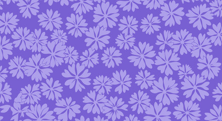 Purple flower pattern