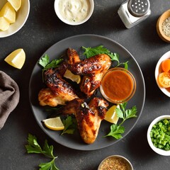 Bbq chicken wings