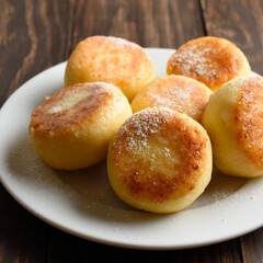 Cheesecakes from cottage cheese (syrniki or curd fritters)