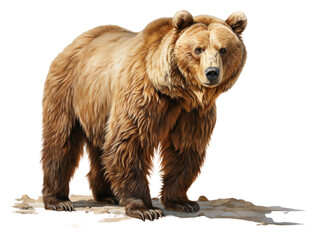 Fototapeta premium PNG Bear bear wildlife mammal.