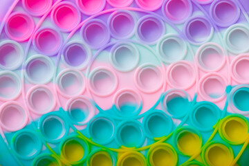 Colorful Silicone Pop It Toy
