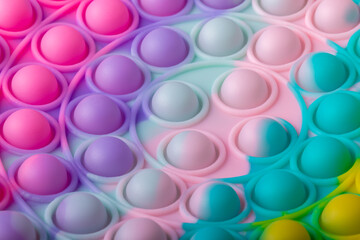 Colorful Pop It Fidget Toy