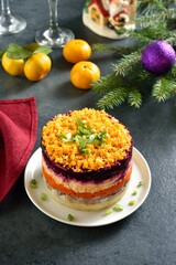 Layered shuba salad