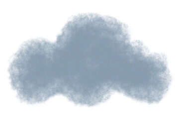 watercolor blue cloud
