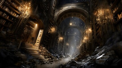 Bookshelves of the ancient canyon