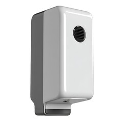 White automatic hand sanitizer dispenser wall mounted hygiene clean