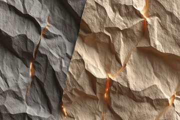 Wrinkled Paper Textures: A pair of intricately detailed close-up shots showcasing the natural textures of crumpled paper.
