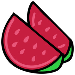 slices of brazilian water melon