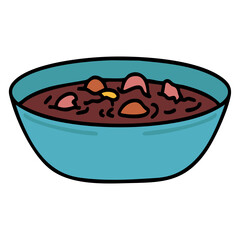 traditional brazil bean feijoada stew