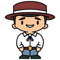 brazil man in traditional clothing