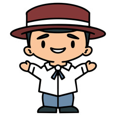 brazilian man in traditional clothing