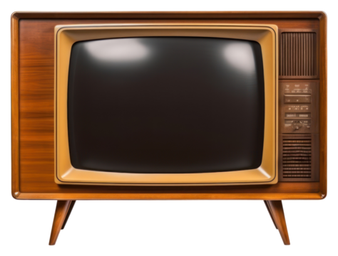 PNG Vintage television screen white background electronics.
