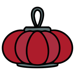 japanese style colorful paper lantern