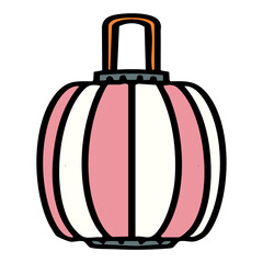 traditonal japanese paper craft lantern