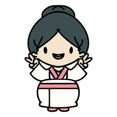 happy japanese bride celebrating marriage