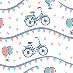 Kids element pattern for print use