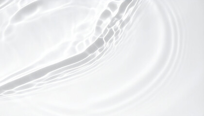 Fototapeta premium Abstract White Rippling Water Background