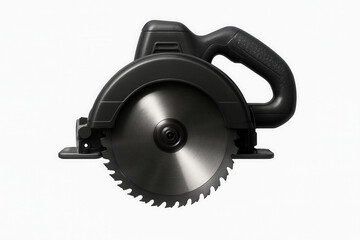 3D illustration of a circular saw tool for construction and woodworking.