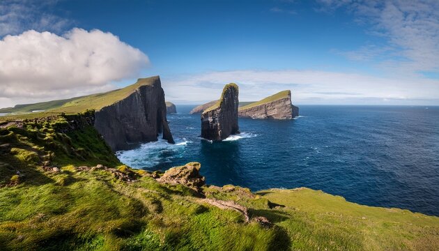 Boreray Sea Stacks At St Kilda Scotland West Of The Outer Hebrides