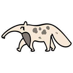 a brazilian giant anteater walking