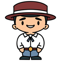 brazil man in traditional clothing