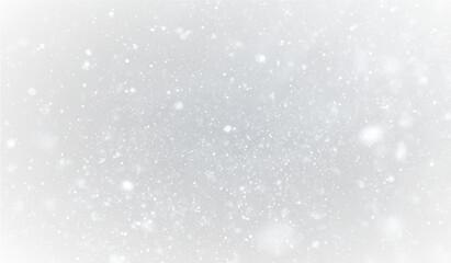 Matte falling snow overlay with white flakes wide angle transparent effect ideal for digital compositions and holiday art