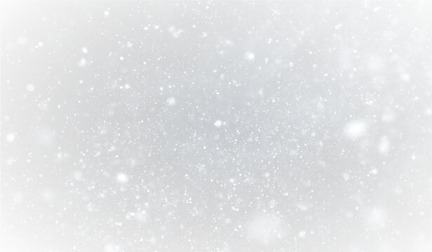 Matte falling snow overlay with white flakes wide angle transparent effect ideal for digital compositions and holiday art