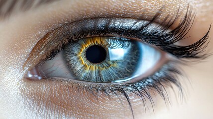 Eye moisture retention extreme closeup human eye macro photography natural moisture system tear film distribution detailed eyelash texture