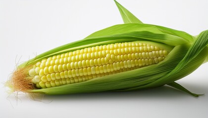 Espiga De Milho Verde Isolado Em Fundo Transparente