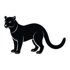 fossa vector icon on white background