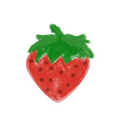 strawberry isolated on white background