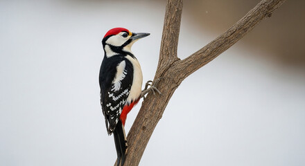 red billed hornbill in tree