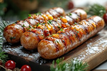 Wooden cutting board with sliced vegetables and a sharp knife.