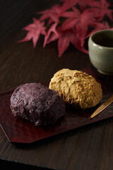 おはぎ　お彼岸イメージ