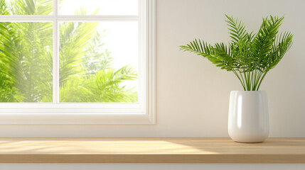 Light and Shadow, A shadow cast by a window frame on a kitchen counter, creating a dynamic interplay of light and form.