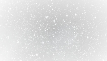 Snowfall PNG on dark background. Winter snow texture