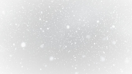 Winter background PNG with falling snow in darkness