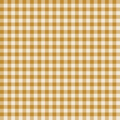 Yellow Gingham Checkered Fabric Pattern