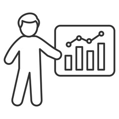 Growth Outline Icon