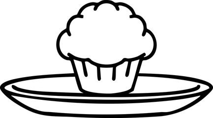 traditonal brazilian coconut truffle dessert on plate