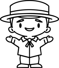 brazilian man in traditional clothing