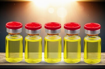 Covid vaccine bottle Coronavirus infections