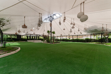 the pomme garden in boho style