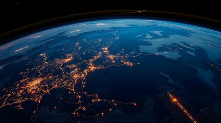 planet earth in space