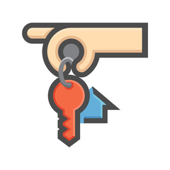 The Key to New Beginnings: A hand extends, presenting the symbolic keys to a house, representing new beginnings, homeownership, and the realization of dreams.