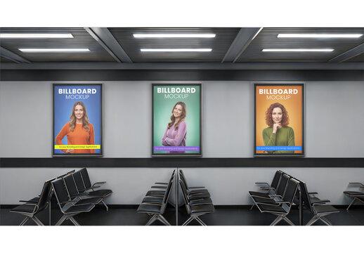 Subway Billboard Mockup 147