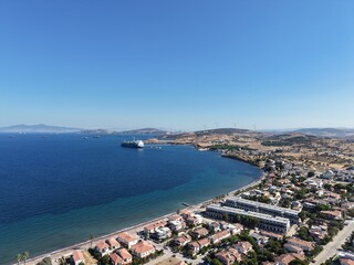 Fototapeta premium Aerial view of beautiful landscape
