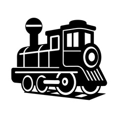 yellow train icon vector art illustration.