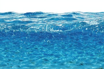 Fototapeta premium Abstract Ocean Waves Horizontal Landscape